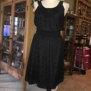 MADISON NWOT little black Lacey empire waist dress